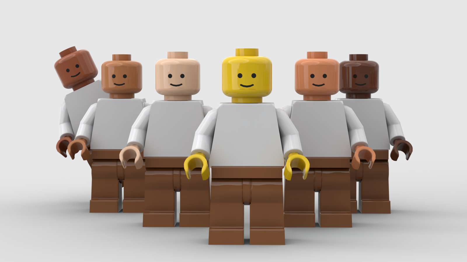 	Skin tones for mini-figures	